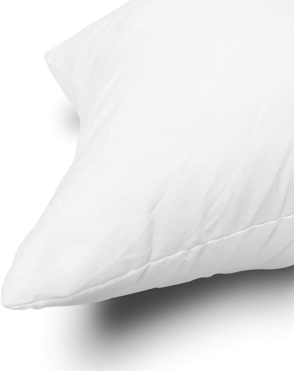 White Pillow Insert Medium Support Microfiber Polyester Filler