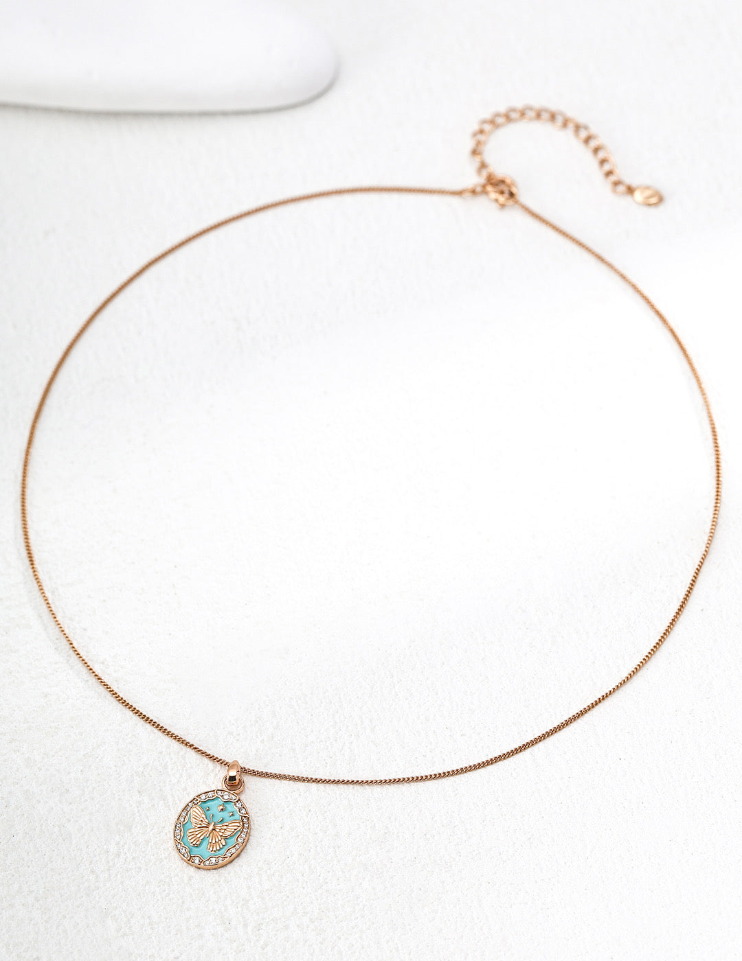 Homyo The Azure Butterfly S925 Silver Necklace