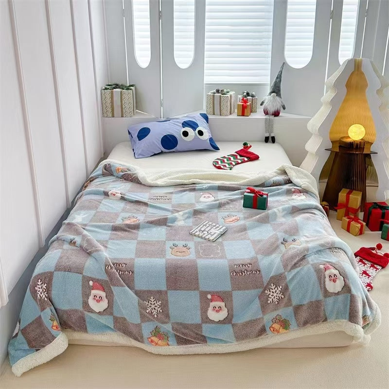 Homyo Blanket - Soft & Cozy Warm Throw for Office, Sofa, Napping | Leisure Shawl, Airplane Blanket | Perfect Birthday Gift