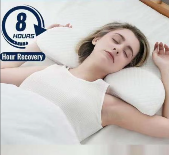Orthopedic Contour Memory Foam Pillow Side Back Sleeper Neck Support Cooling