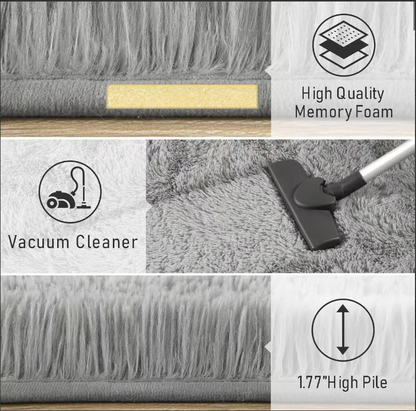 HOMYO tie-dye shaggy area rug – view 2 of 14