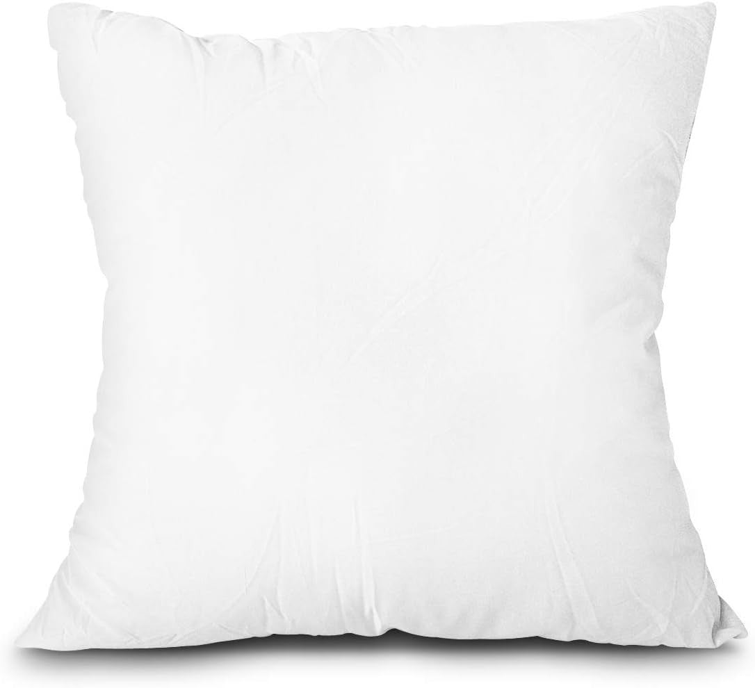 White Pillow Insert Medium Support Microfiber Polyester Filler