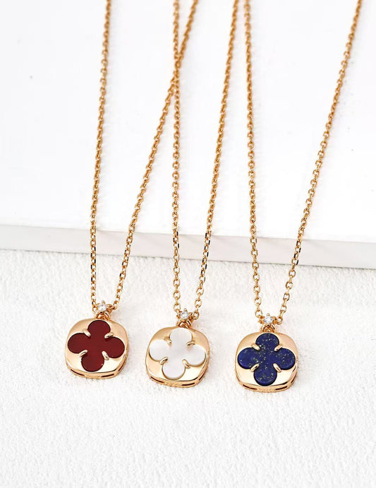 Homyo The Fortuna Four Leaf Clover Pendant