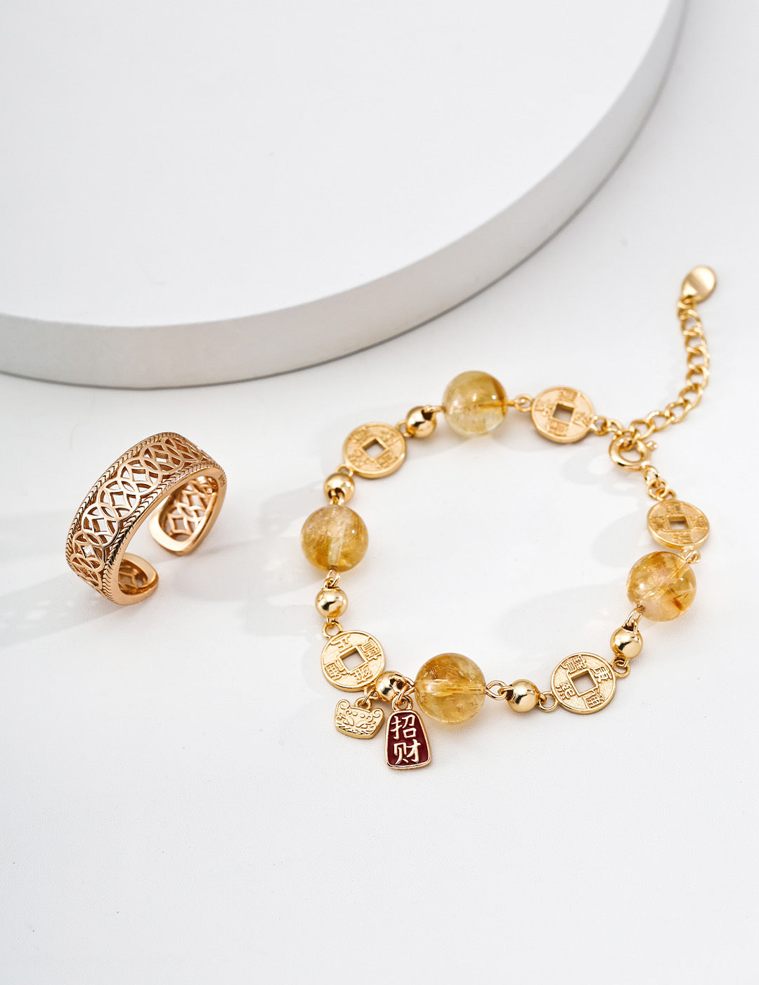 Homyo The Imperial Feng Shui Crystal Beaded Bracelet